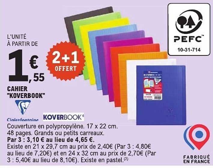 CAHIER "KOVERBOOK"
