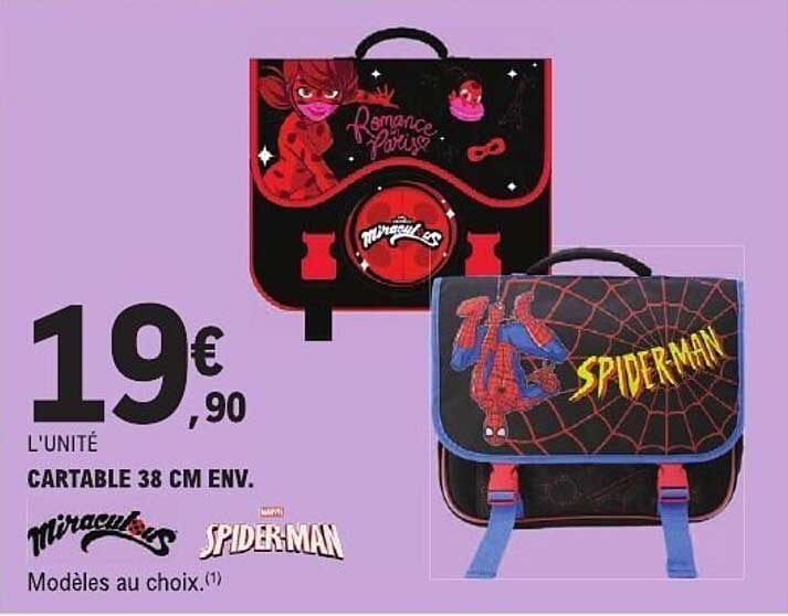 CARTABLE 38 CM ENV.