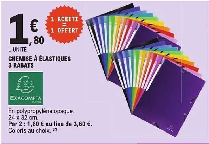 CHEMISE À ÉLASTIQUES 3 RABATS