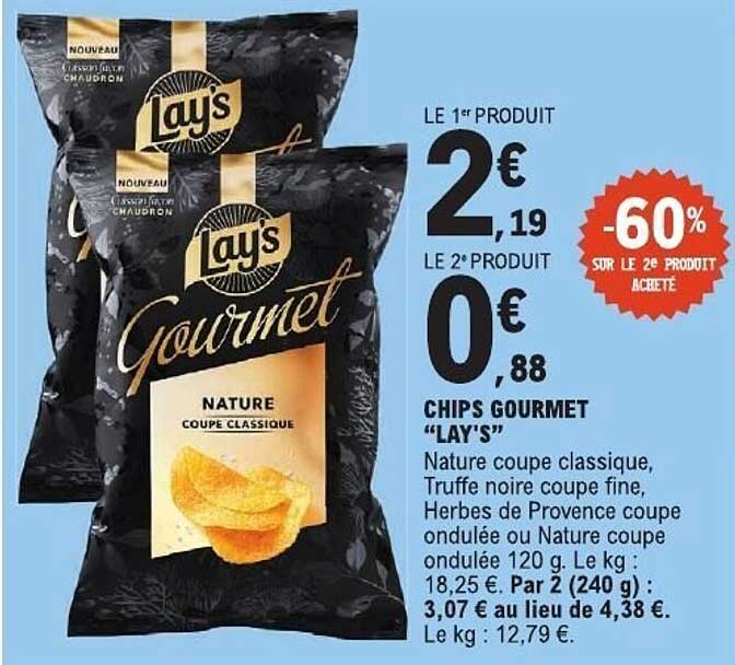 CHIPS GOURMET “LAY’S”