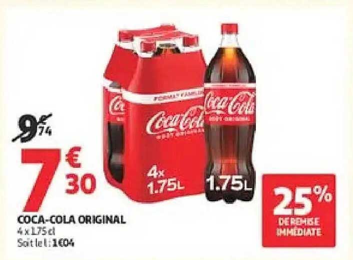 COCA-COLA ORIGINAL 4x1.75L