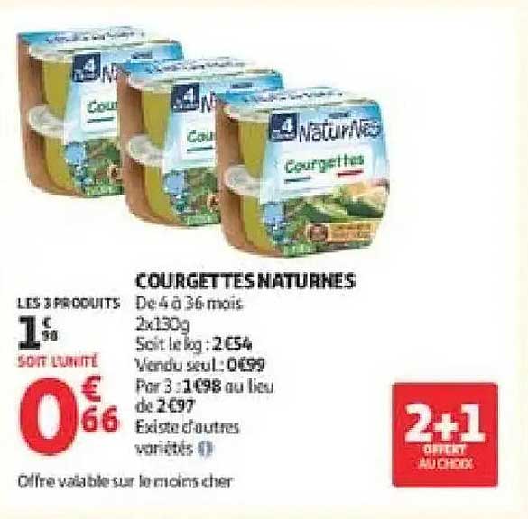 COURGETTES NATURES