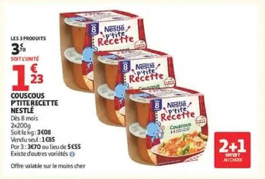 COUSCOUS PTITRECETTE NESTLÉ