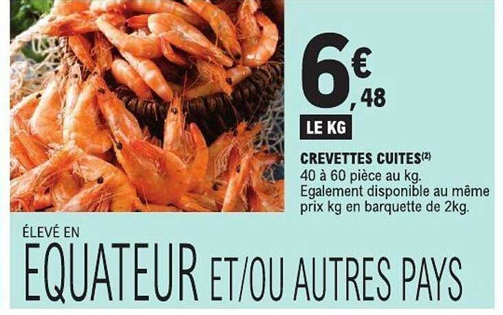 CREVETTES CUITES