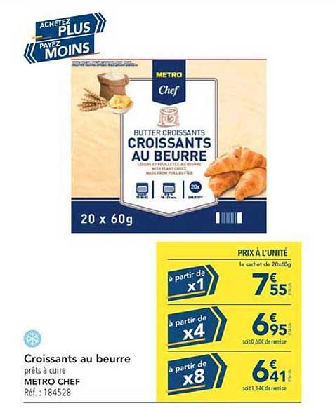CROISSANTS AU BEURRE