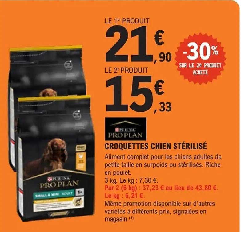 CROQUETTES CHIEN STÉRILISÉ