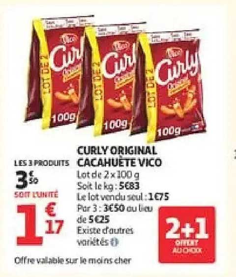 CURLY ORIGINAL CACAHUETE VICO