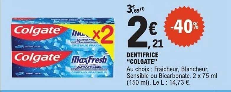 DENTIFRICE “COLGATE”