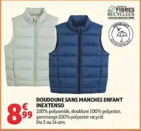 DOUDOUNE SANS MANCHES ENFANT INEXTENSO