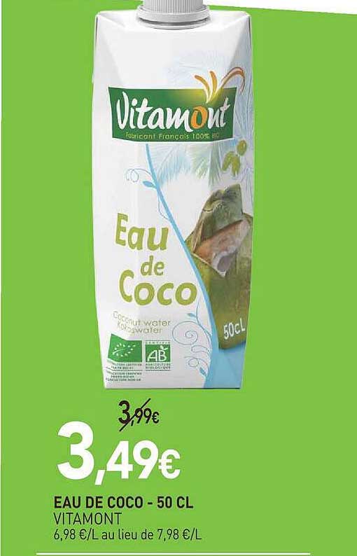 EAU DE COCO - 50 CL
