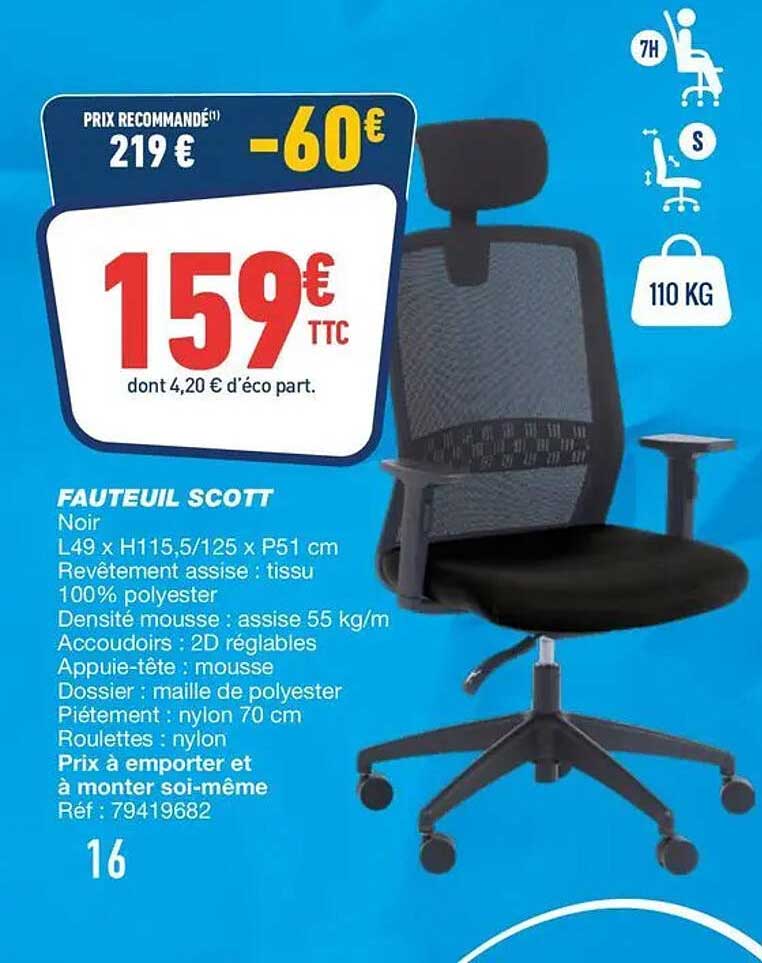 FAUTEUIL SCOTT