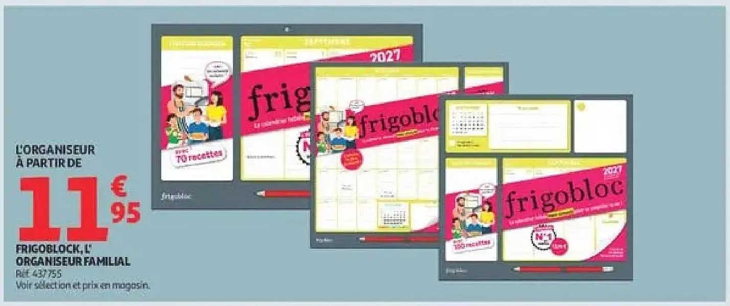 FRIGOBLOCK, L'ORGANISEUR FAMILIAL