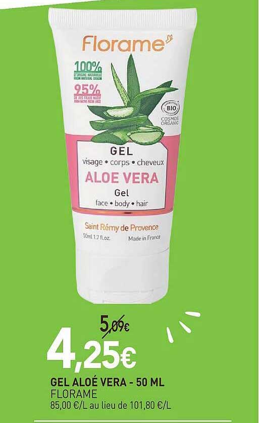GEL ALOÉ VERA - 50 ML FLORAME