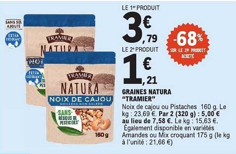 GRAINES NATURA “TRAMIER”