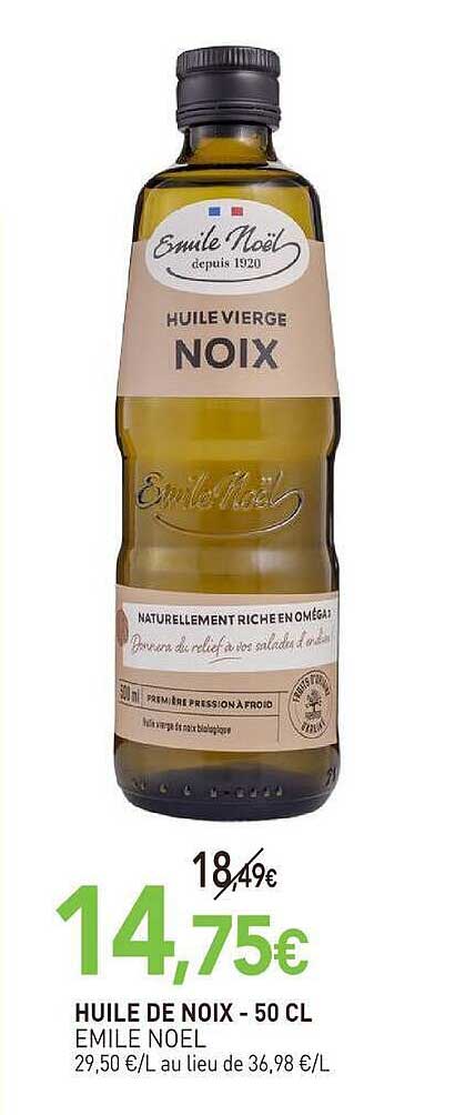 HUILE DE NOIX - 50 CL EMILE NOEL