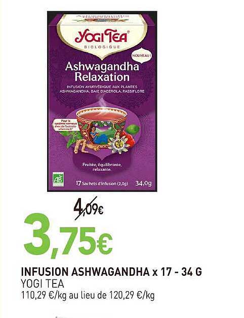 INFUSION ASHWAGANDHA x 17 - 34 G