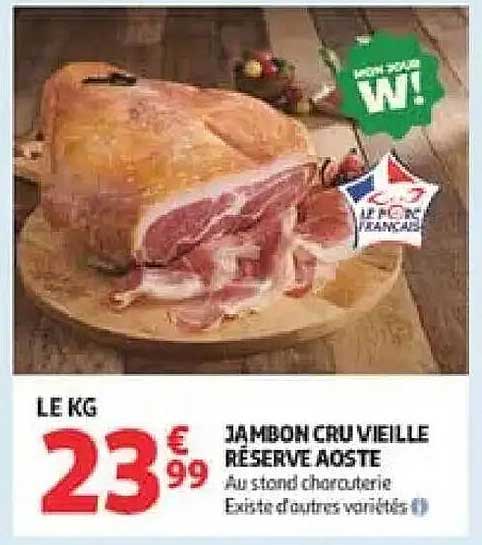 JAMBON CRU VI ELLE RÉSERVE AOSTE