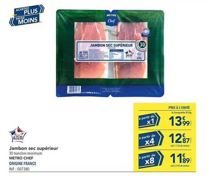 Jambon sec supérieur