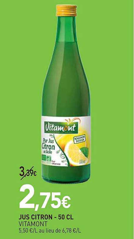 JUS CITRON - 50 CL VITAMONT