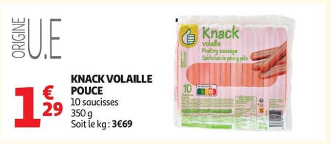 KNACK VOLAILLE POUCE