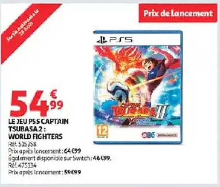 LE JEU PS5 CAPTAIN TSUBASA 2 : WORLD FIGHTERS