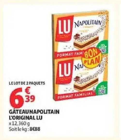 LE LOT DE 2 PAQUETS