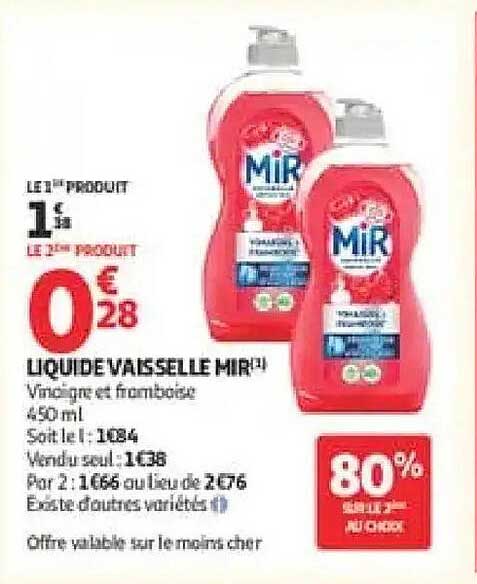 LIQUIDE VAISSELLE MIR