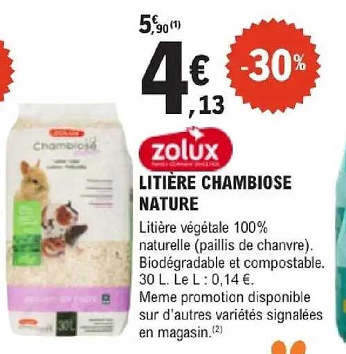 LITIÈRE CHAMBIOSE NATURE