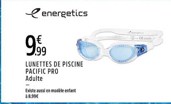 LUNETTES DE PISCINE PACIFIC PRO Adulte