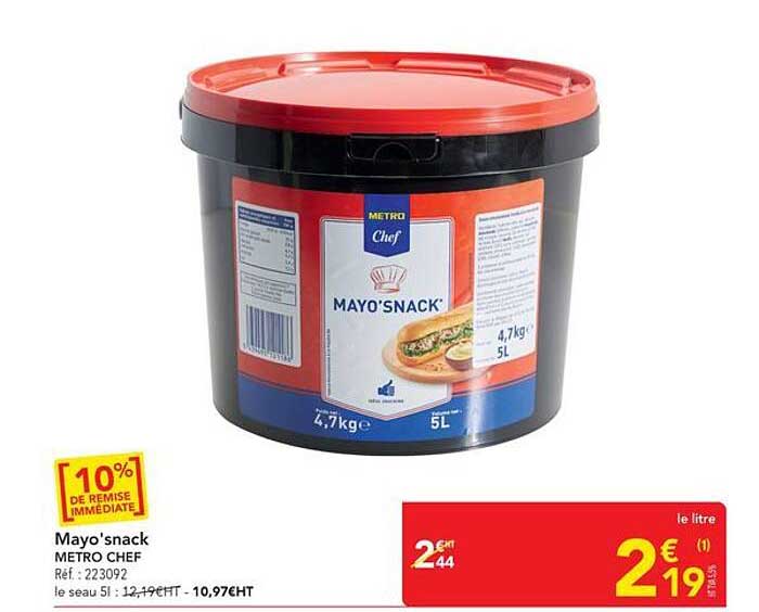 Mayo'snack METRO CHEF