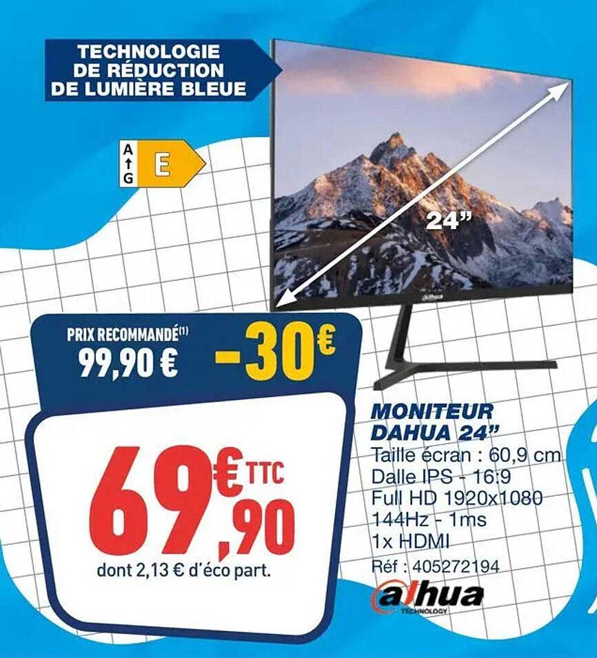 MONITEUR DAHUA 24"