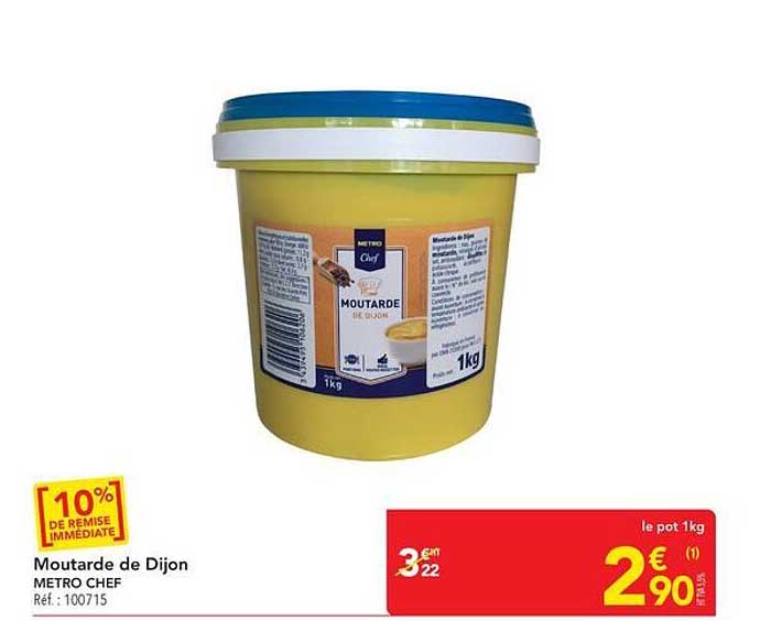 Moutarde de Dijon METRO CHEF
