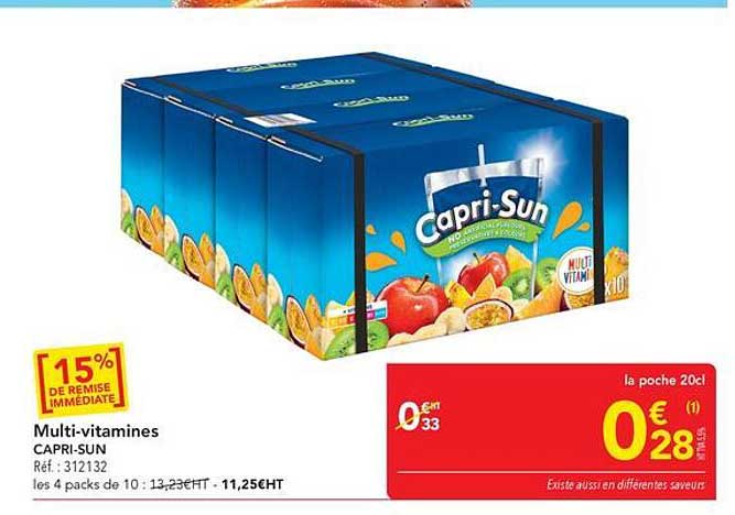 Multi-vitamines CAPRI-SUN