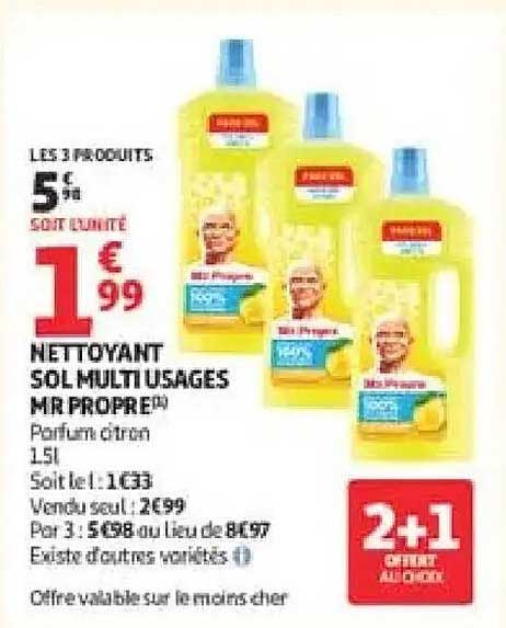 NETTOYANT SOL MULTI-USAGES MR PROPRE