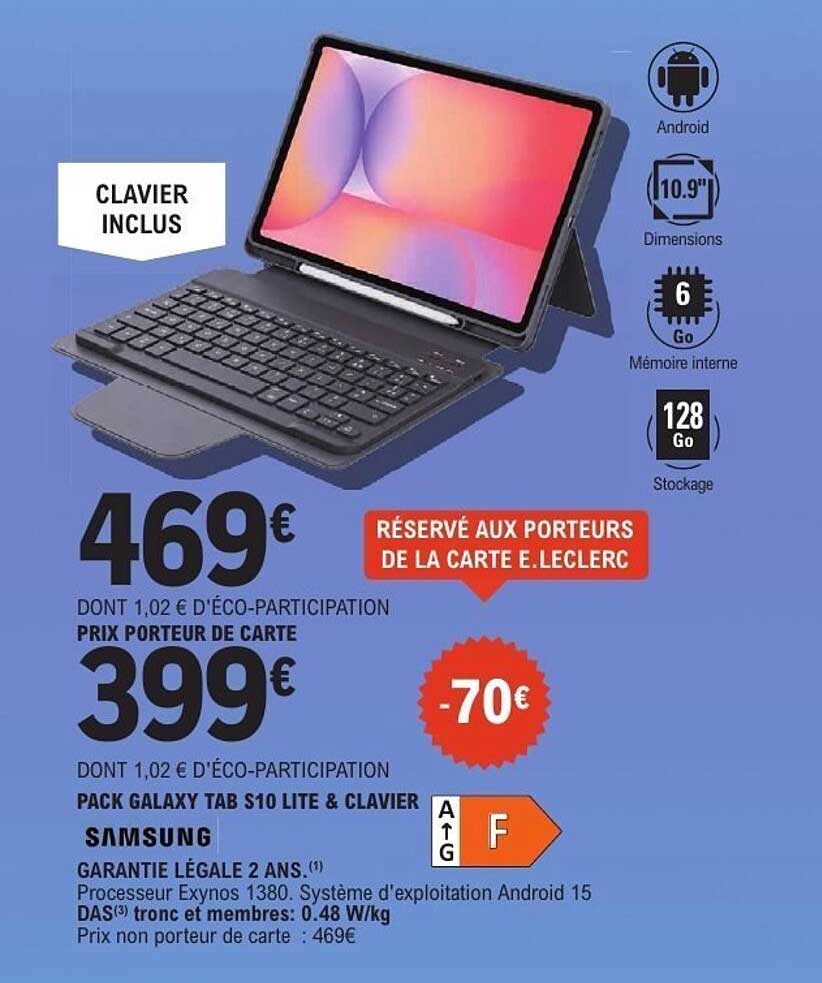 PACK GALAXY TAB S10 LITE & CLAVIER