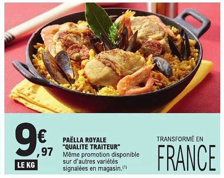 PAËLLA ROYALE "QUALITÉ TRAITEUR"