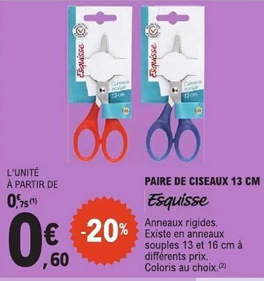 PAIRE DE CISEAUX 13 CM Esquisse