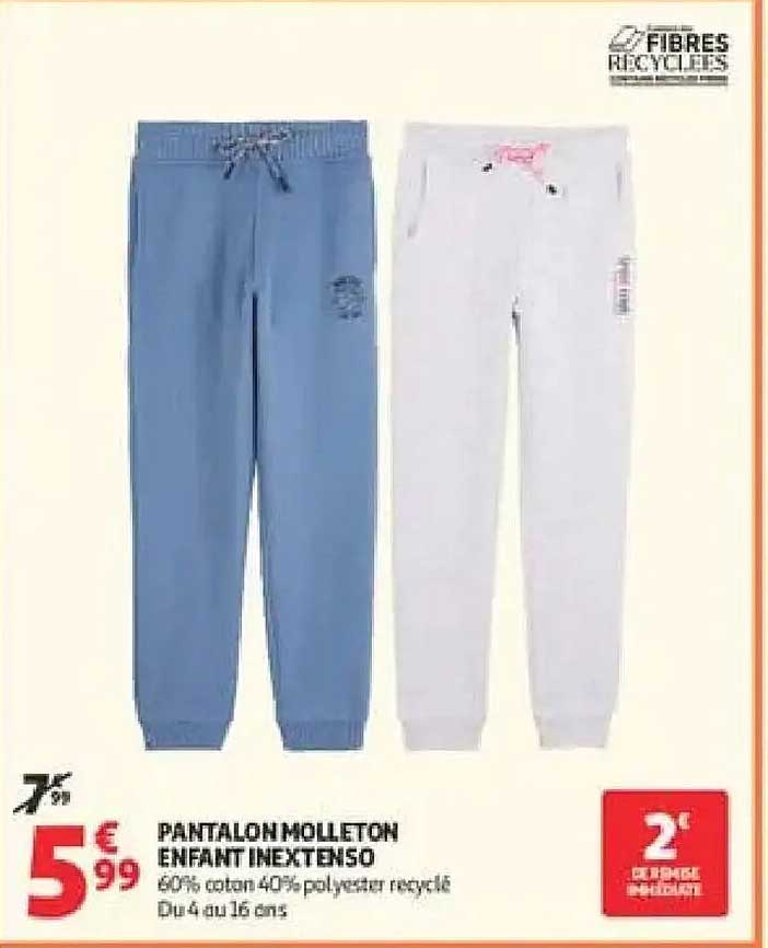 PANTALON MOLETON ENFANT INEXTENSO