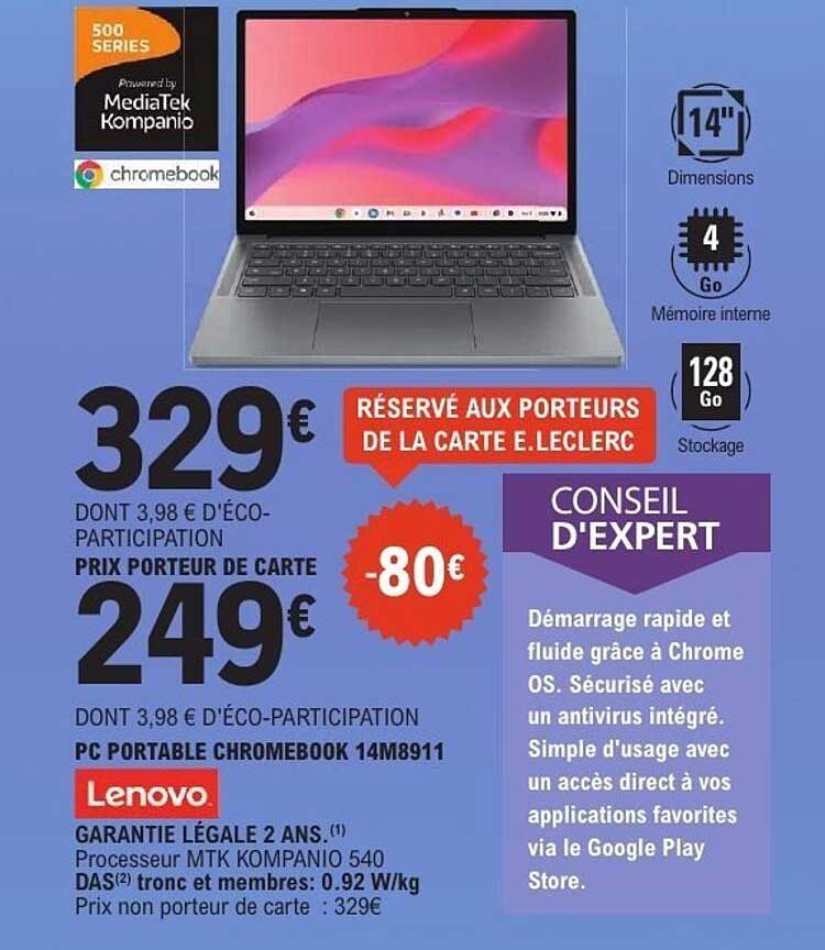 PC PORTABLE CHROMEBOOK 14M8911