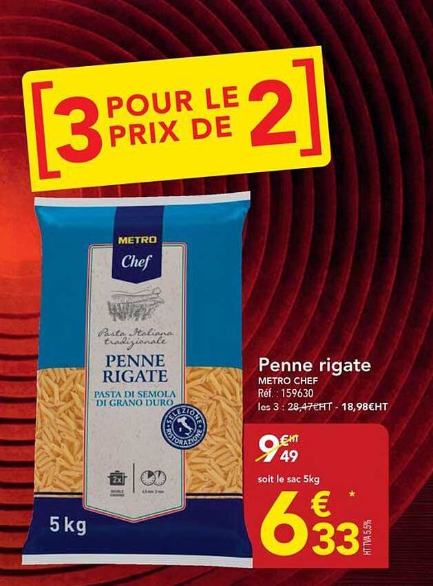Penne rigate METRO CHEF