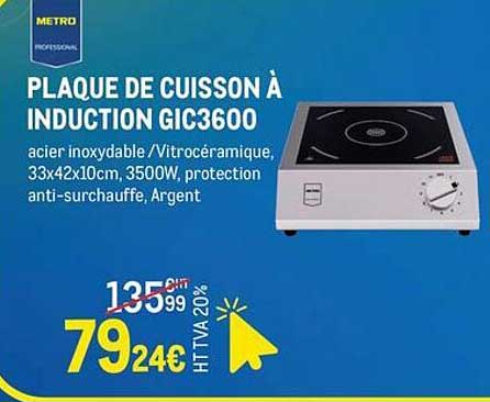 PLAQUE DE CUISSON À INDUCTION GIC3600