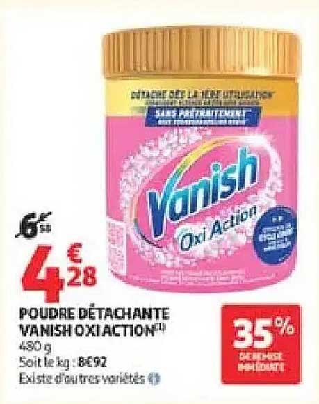 POUDRE DÉTACHANTE VANISH OXI ACTION™ 480 g