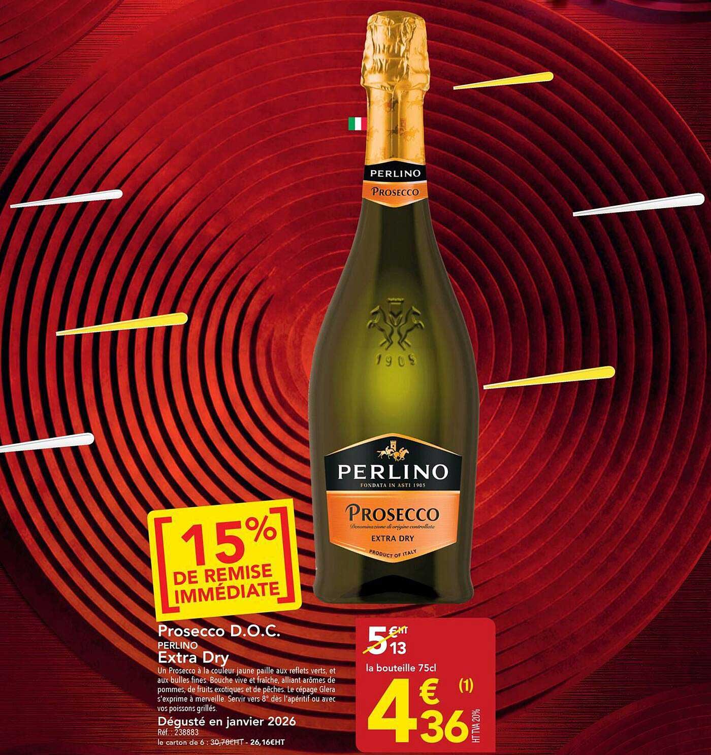 Prosecco D.O.C. PERLINO Extra Dry