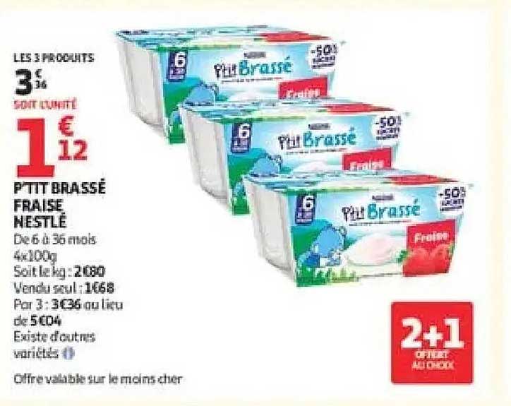 PTIT BRASSE FRAISE NESTLE