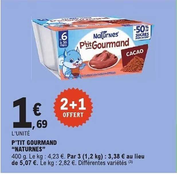 P'TIT GOURMAND "NATURNES"