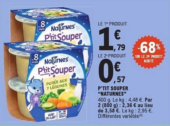 P'TIT SOUPER «NATURNES»