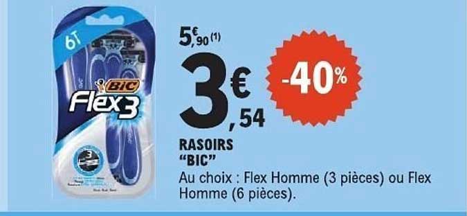 RASOIRS “BIC”