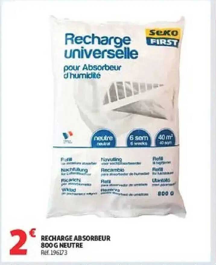RECHARGE ABSORBEUR 800 G NEUTRE