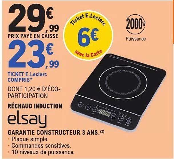 RÉCHAUD INDUCTION elsay