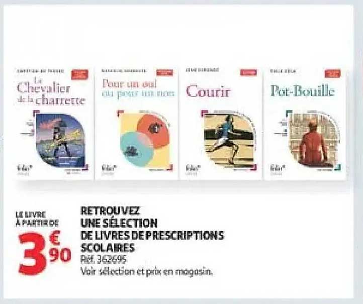 RETROUVEZ UNE SÉLECTION DE LIVRES DE PRESCRIPTIONS SCOLAIRES